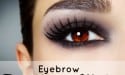 Eye with black fashion make-up