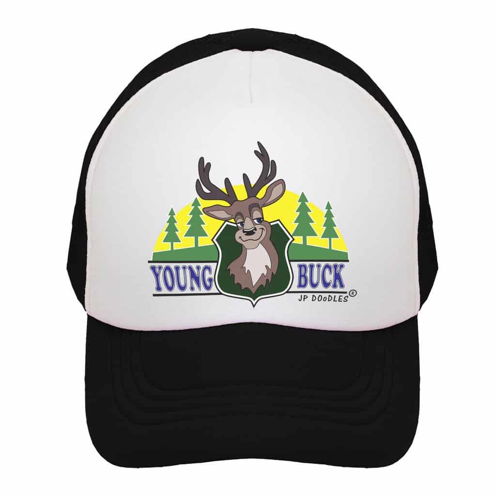 YOUNG BUCK JP Doodles Trucker Hats Daily mom parents portal Gifts for Parents and Kids to Enjoy