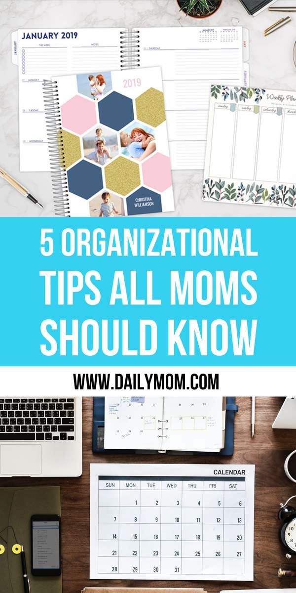 daily mom parent portal 5 organizational tips all moms should know pin