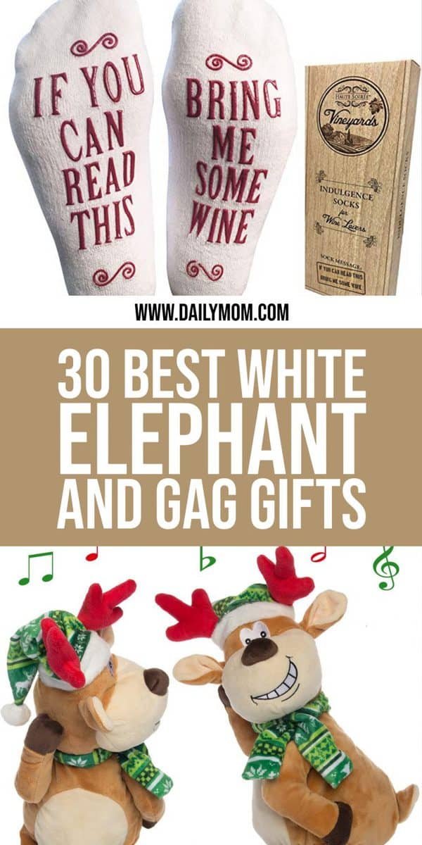 dailymom parent portal white elephant gifts pin