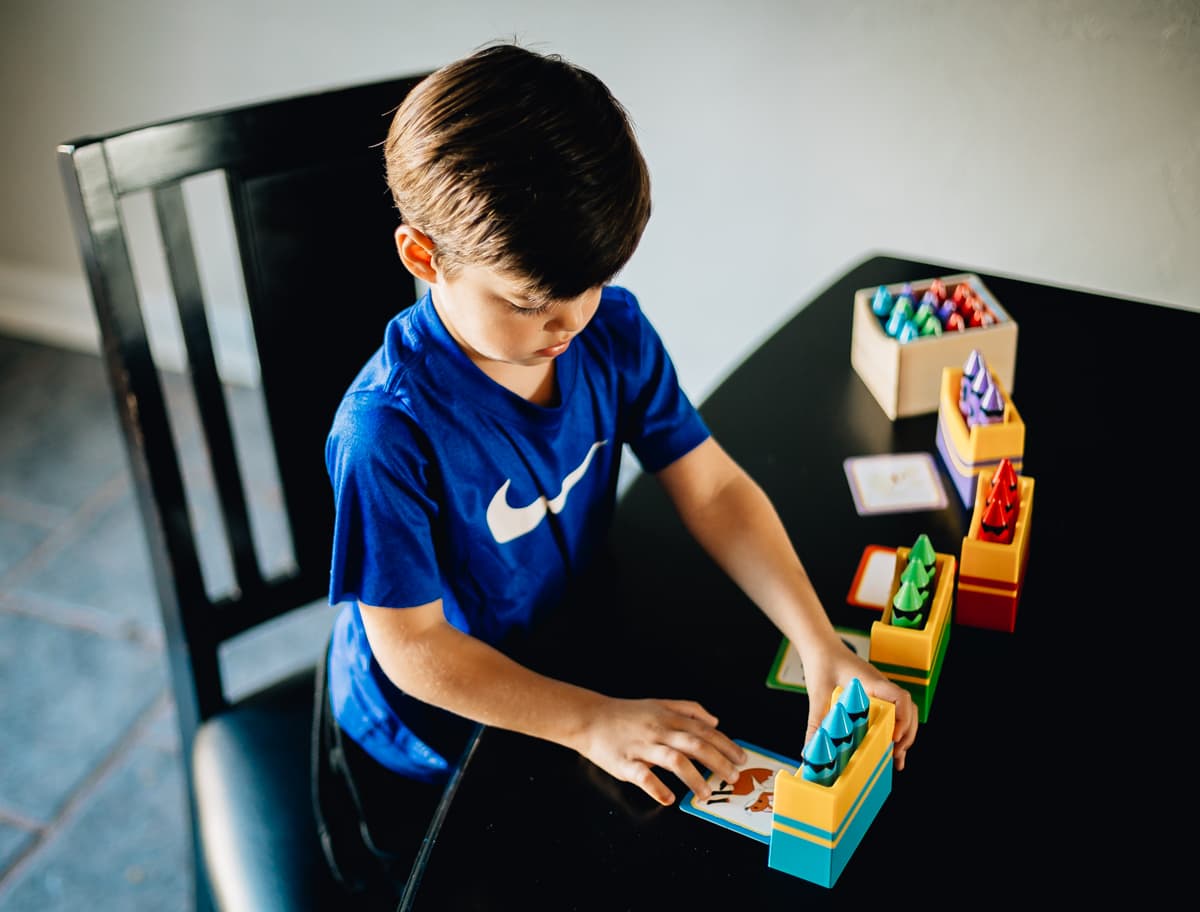 Snap-Together Letter Blocks at Lakeshore Learning