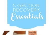 C-section: Recovery Essentials