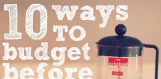 10 Ways To Budget Before Baby