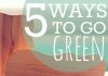 5 Ways To Go Green Baby Edition