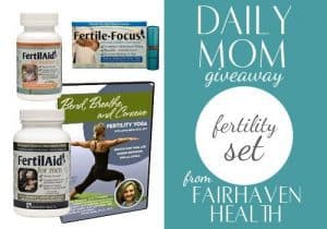 $125 Fertility Set Giveaway On Dailymom.com