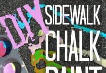 DIY Sidewalk Chalk Paint Day 39: Sealy Crib Mattress