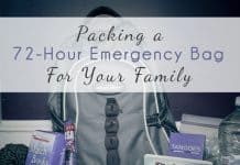 Packing A 72-hour Emergency Bag For Your Family
