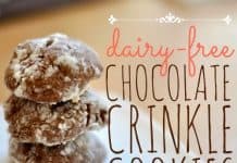 Dairy-Free Chocolate Crinkle Cookies Dairy Free Chocolate Crinkle Cookies
