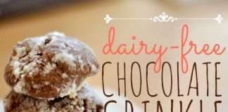 Dairy Free Chocolate Crinkle Cookies