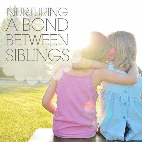 Nurturing A Bond Between Siblings
