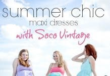 Summer Chic Maxi Dresses With Soco Vintage