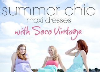 Summer Chic Maxi Dresses With Soco Vintage