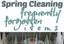 Spring Cleaning Frequently Forgotten Items