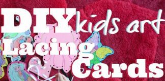 Diy Kids Art Lacing Cards 3