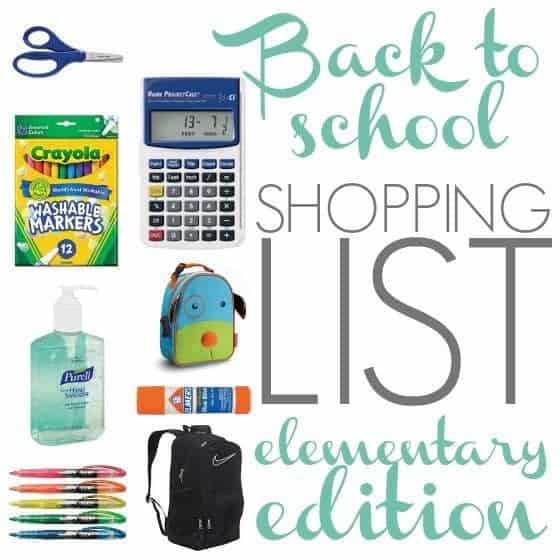 Back To School Shopping List 1 Daily Mom, Magazine For Families