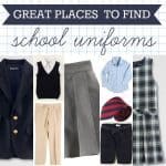 Great Places To Find School Uniforms