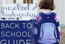 Preschool And Kindergarten Must Haves For Back To School