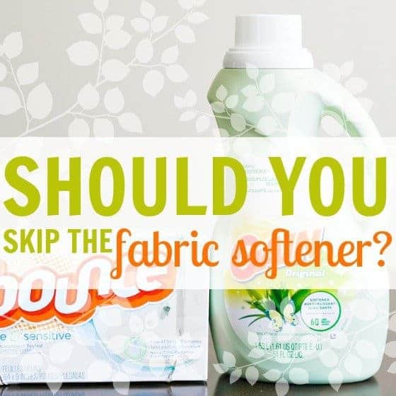 Should You Skip The Fabric Softener
