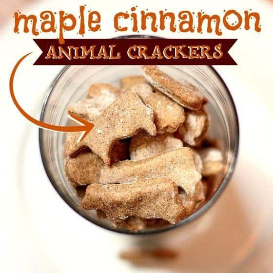maple cinnamon animal crackers