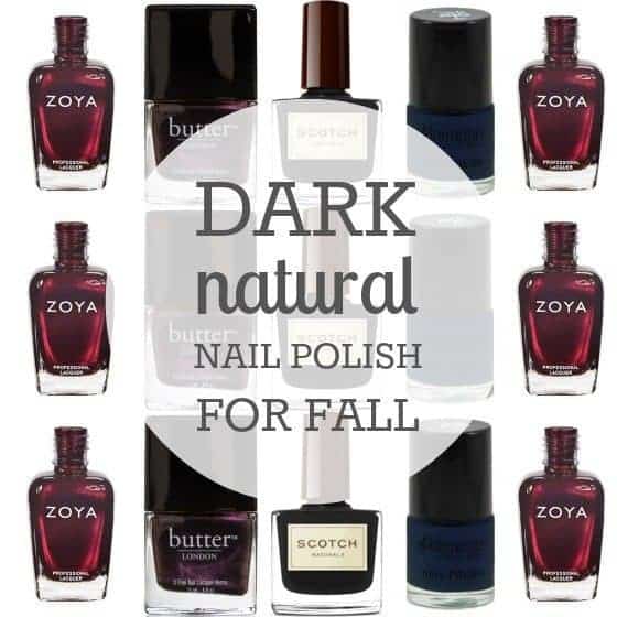 Dark Natural Nail Polish For Fall