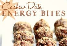 Cashew Date Energy Bites