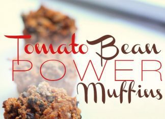Tomato Bean Power Muffins