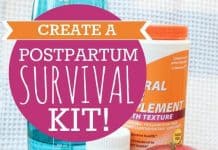 Postpartum Survival Kit For You
