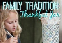 Family Tradition Thankful Jar