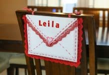 Diy No-sew Valentine Chair Envelope