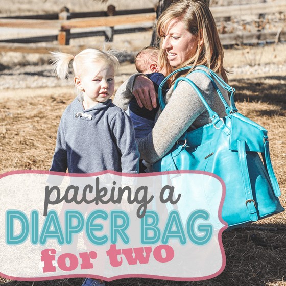 Packing A Diaper Bag For 2