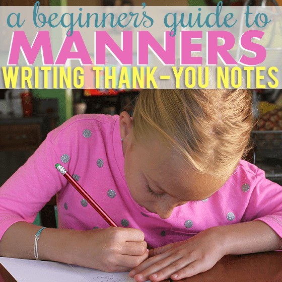 A Beginners Guide To Manners Thank You Notes