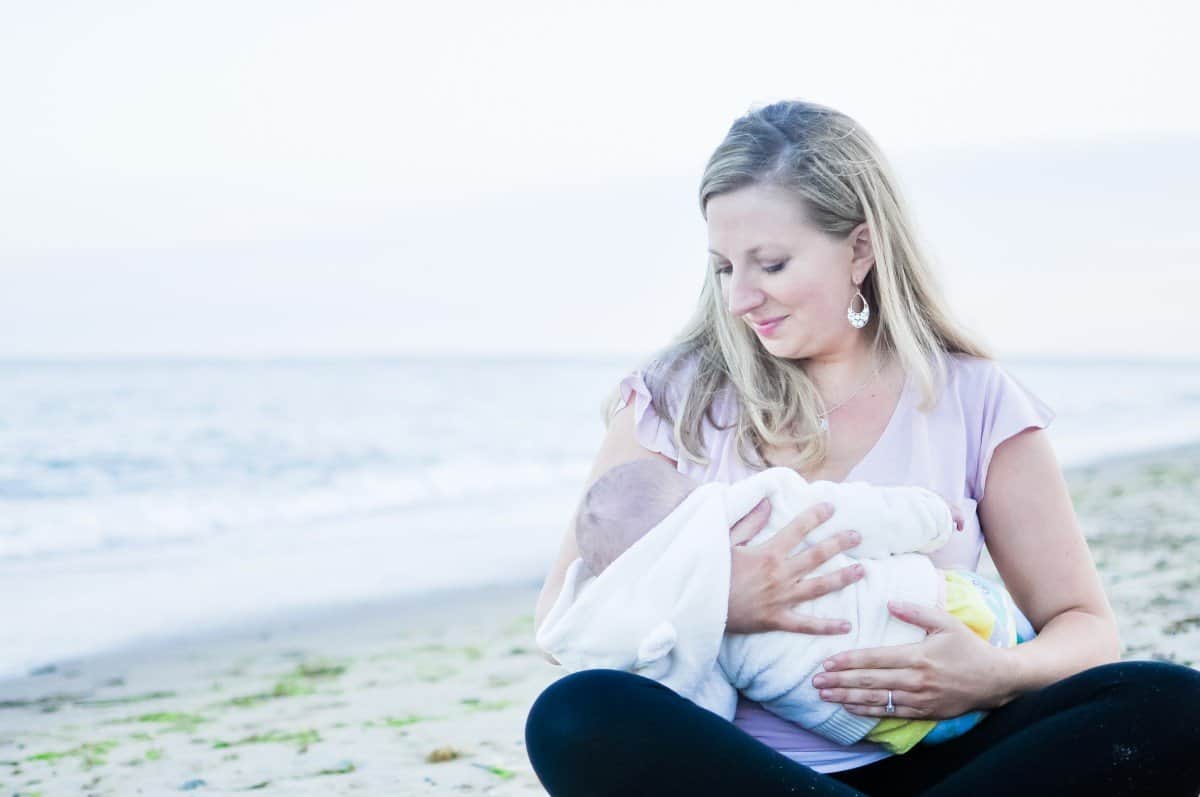 Kate Organic Cotton Maternity Nursing Top in Black Ripe – Seven Women  Maternity
