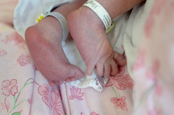Prenatal Genetic Screening Baby Feet 560