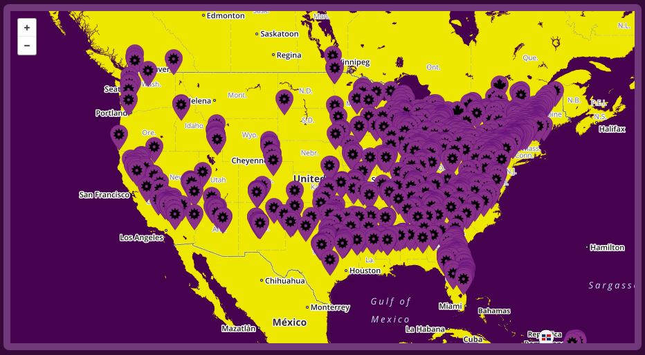 Planet Fitness Map Usa - Alaine Leonelle