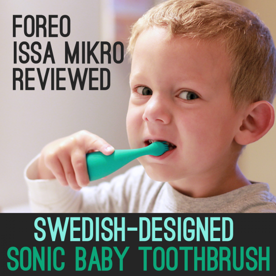 Issa Mikro Baby Electric Toothbrush In Use By My Toddler