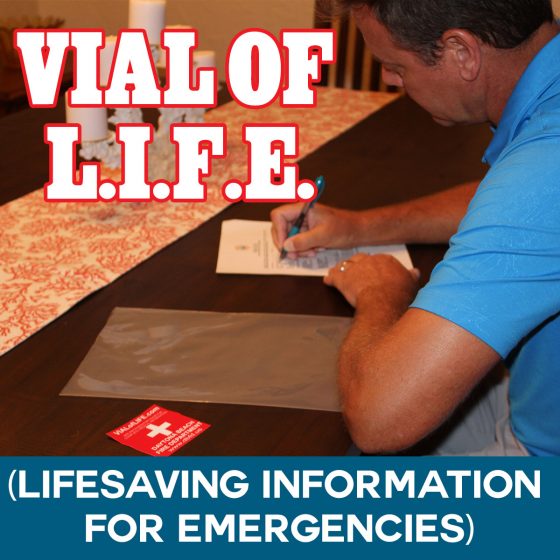 Vial Of L.i.f.e. (Lifesaving Information For Emergencies) 1 Daily Mom, Magazine For Families