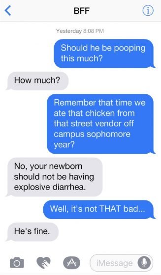 Real Life Texts From A First-Time-Mom 2 Daily Mom, Magazine For Families
