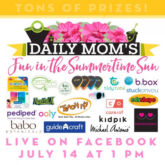 Fun In The Summertime Sun Facebook Live Video + Giveaway 1 Daily Mom, Magazine For Families