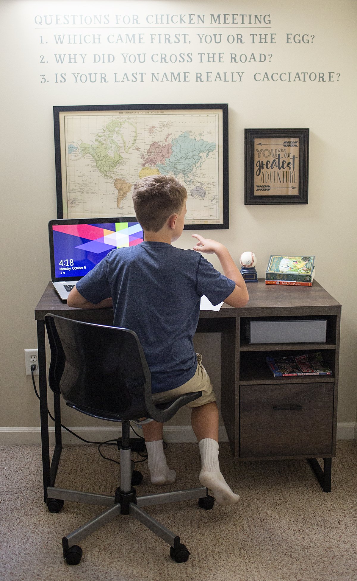 The Custom Desk and Homework Station Your Kids Will Love - Simply