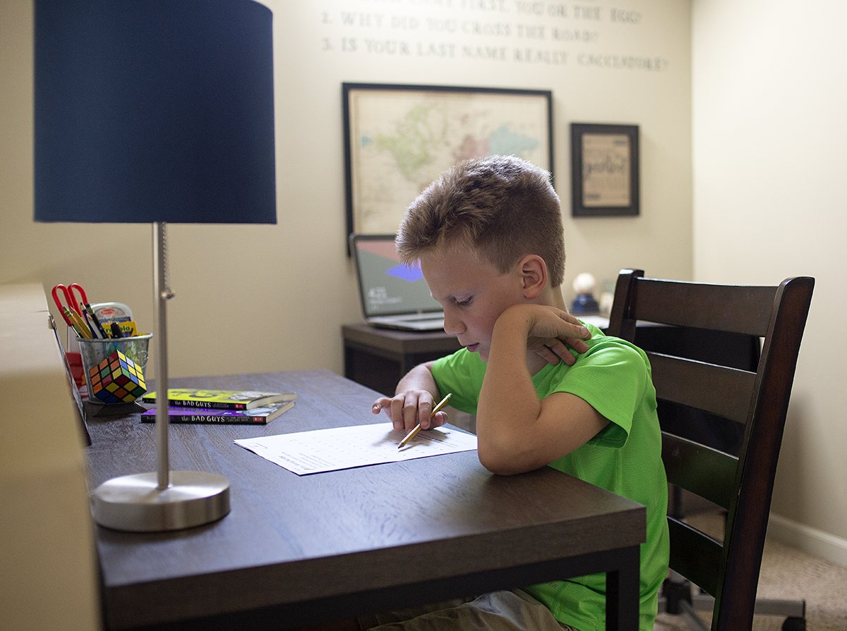 The Custom Desk and Homework Station Your Kids Will Love - Simply September