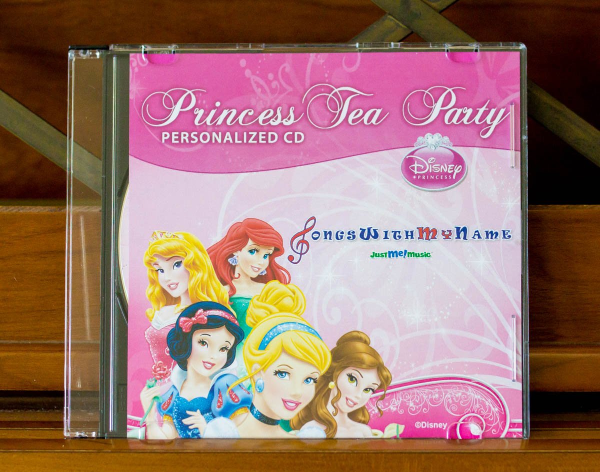 Disney Princesses Personalized Music Cd, Disney Princesses Tea Party