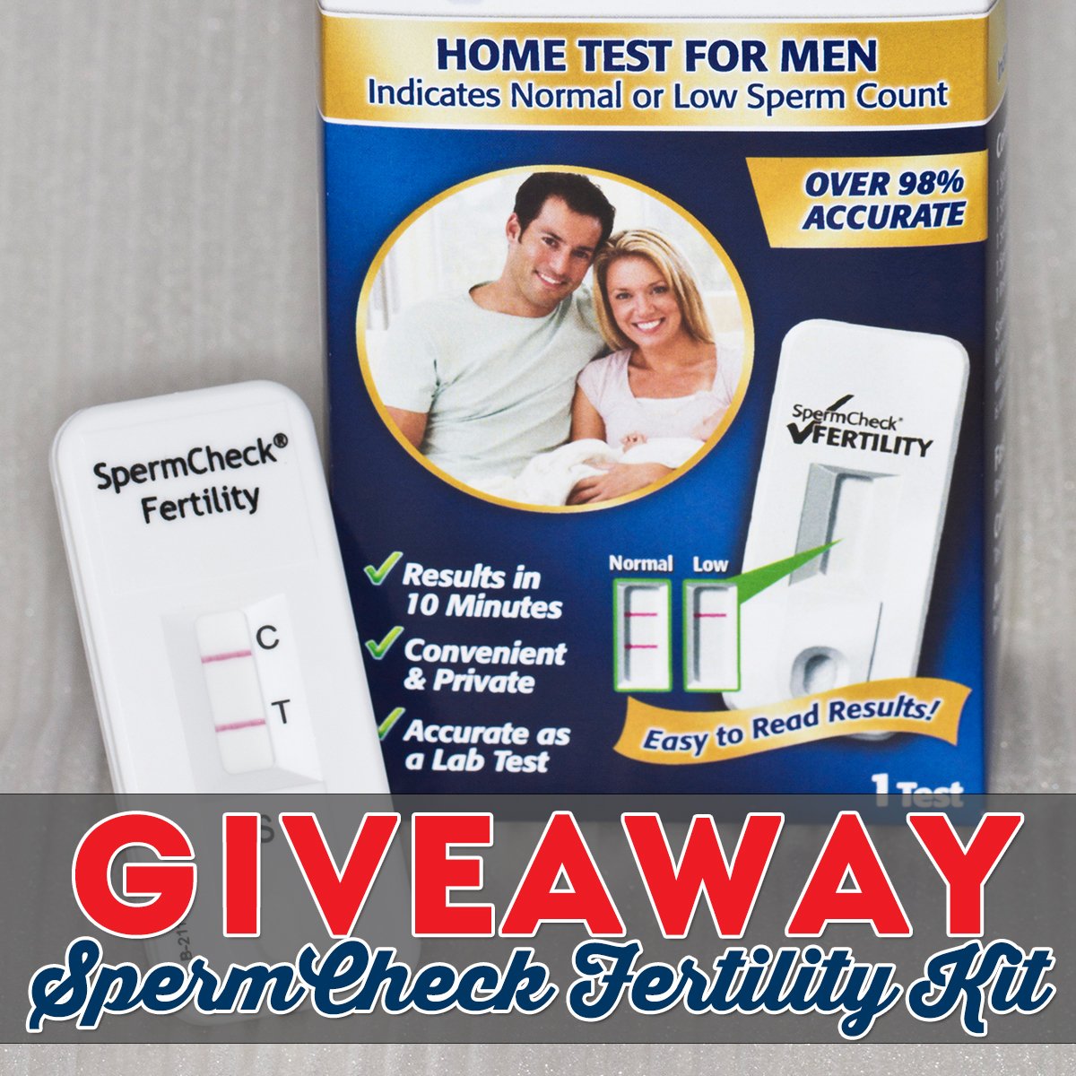 Giveaway- SpermCheck Male Fertility Kit » Read Now!