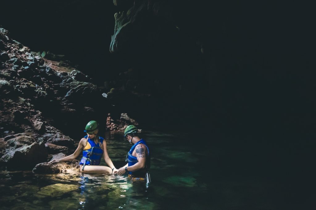 Belize Vacation Hamanasi Cave Tubing