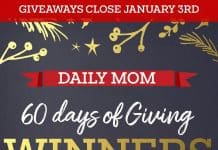60 Days of Giving: Winners! 60 Days Of Giving: Winners!