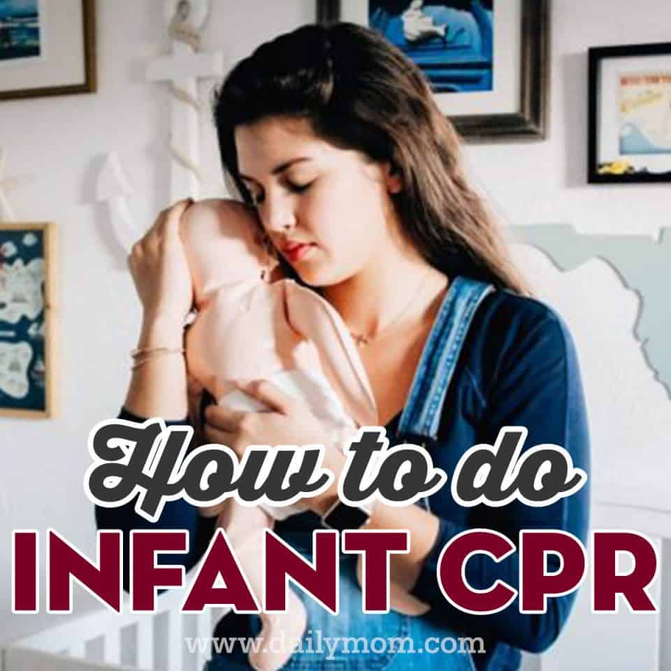 how to do infant cpr