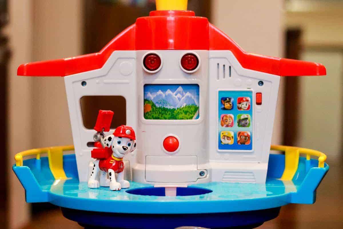 Blacken inch Onset Paw Patrol Look Out Tower: The Life Size Toy Your Kids Will Love