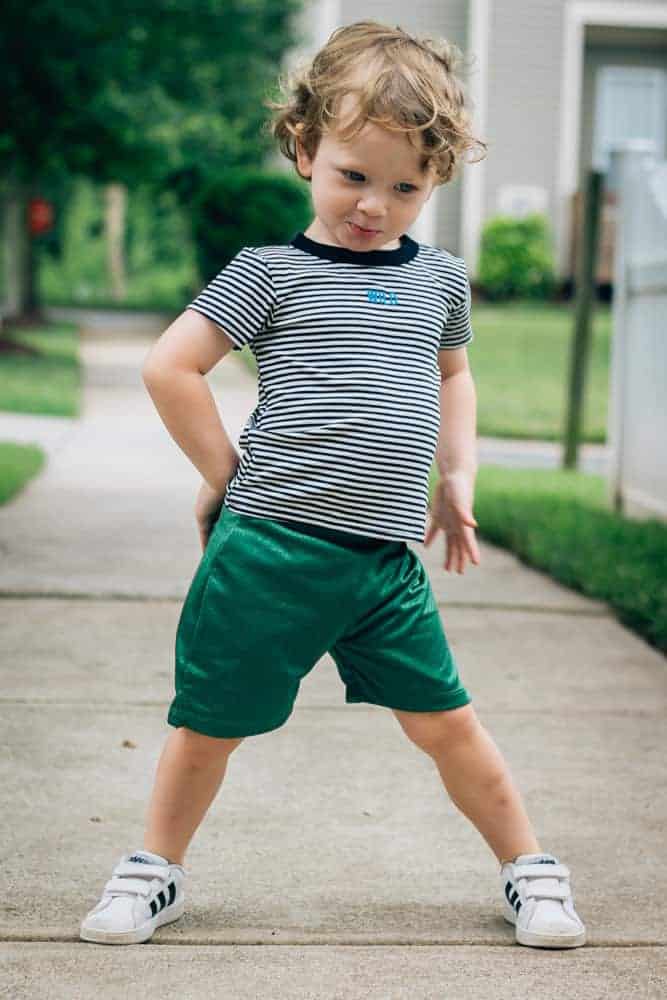Beru-Kids-Green-Shorts-Wild-Striped-Shirt-3