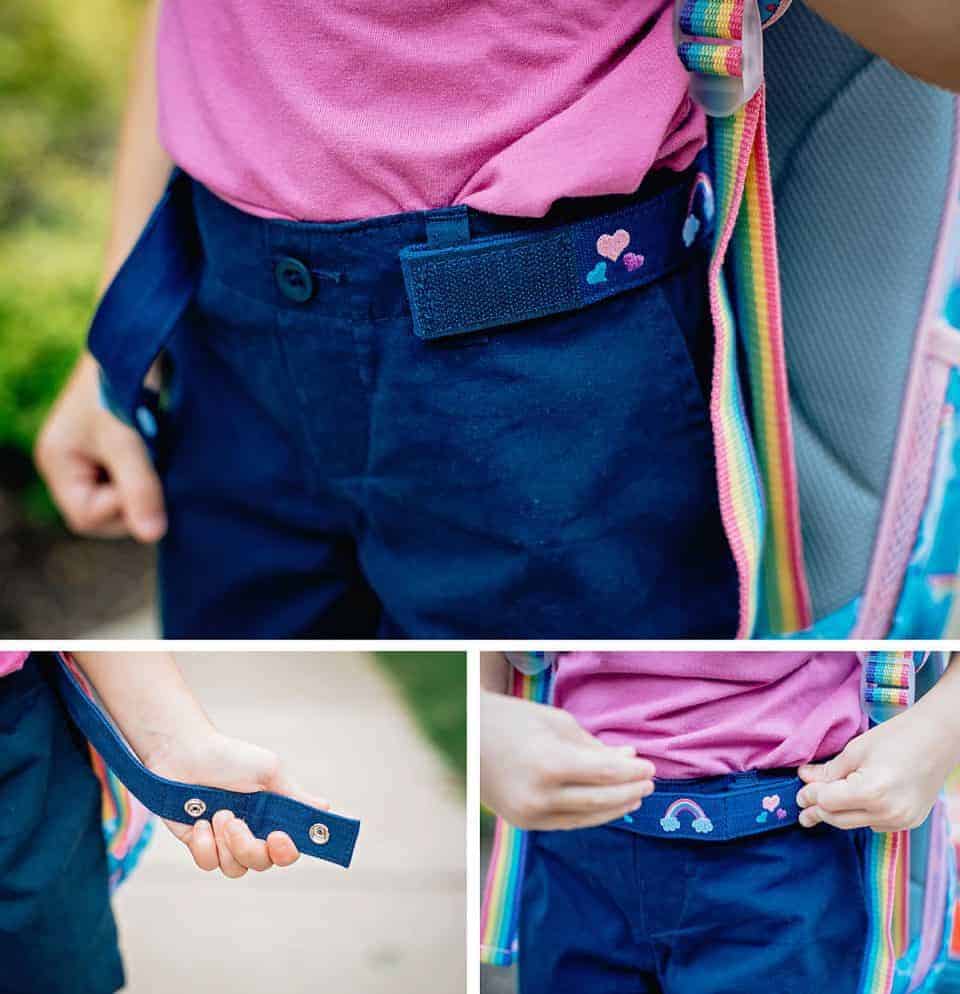 Myself Belts Rainbow Detail Collage