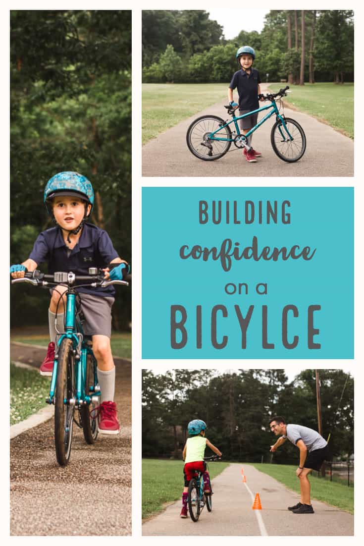 building confidence on a bicycle