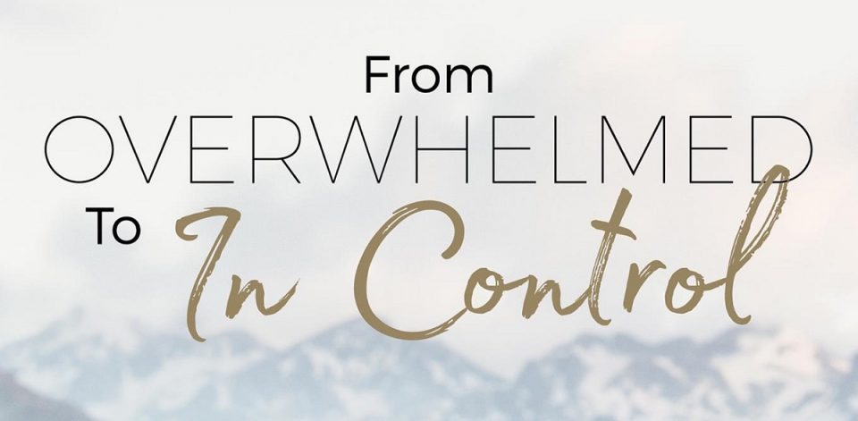 From Overwhelmed To In Control Title Image